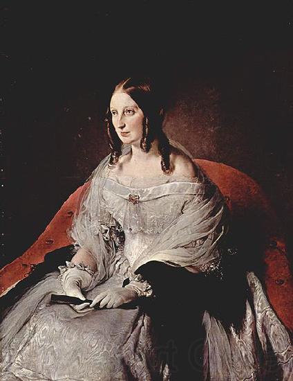 Francesco Hayez Portrat der Prinzessin di Sant' Antimo Norge oil painting art